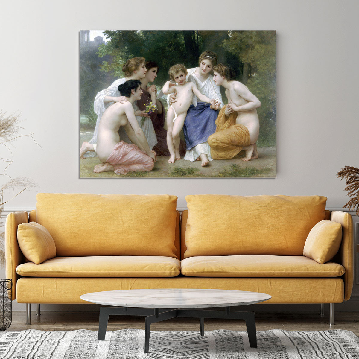 Admiration By Bouguereau Canvas Print or Poster - Canvas Art Rocks - 4