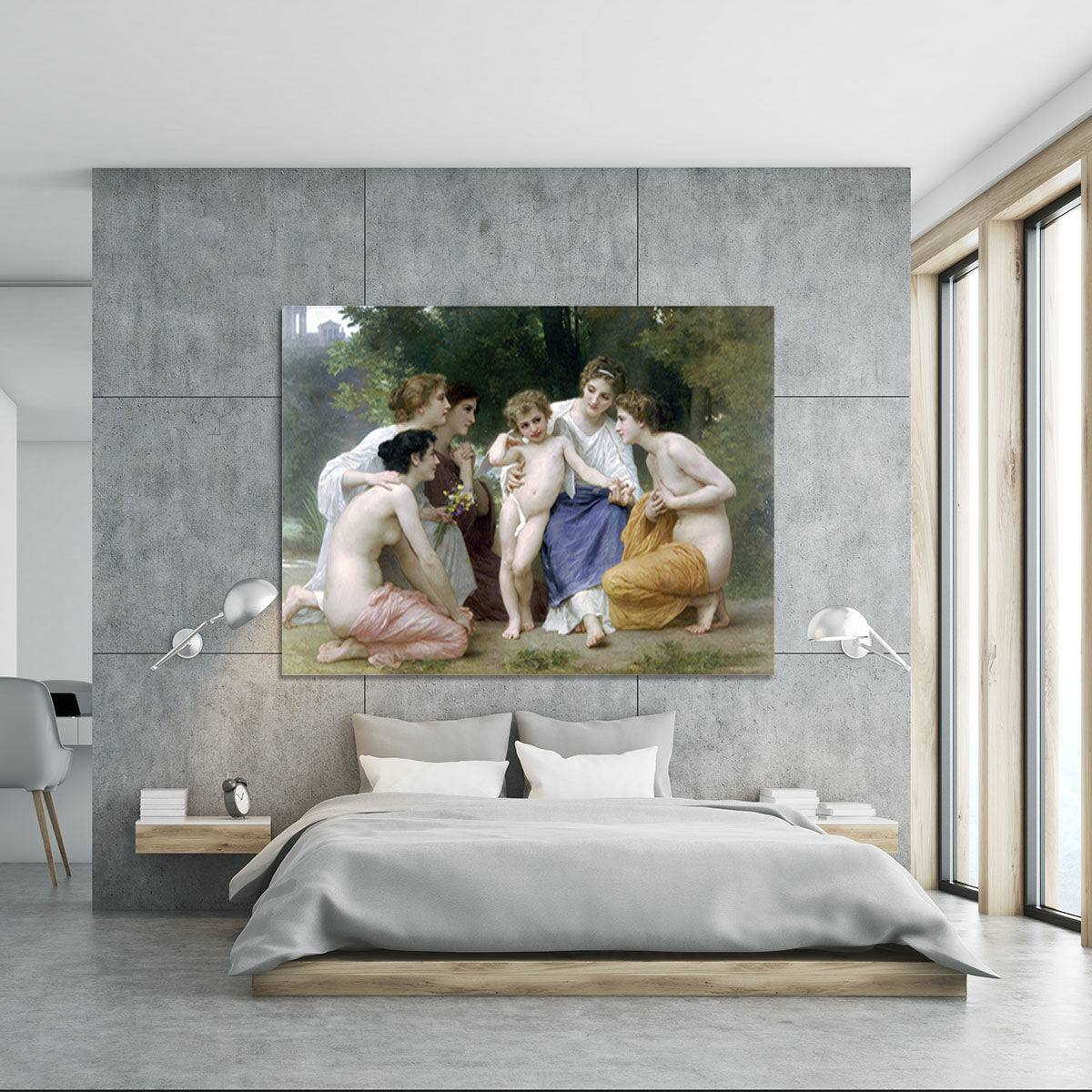Admiration By Bouguereau Canvas Print or Poster - Canvas Art Rocks - 5