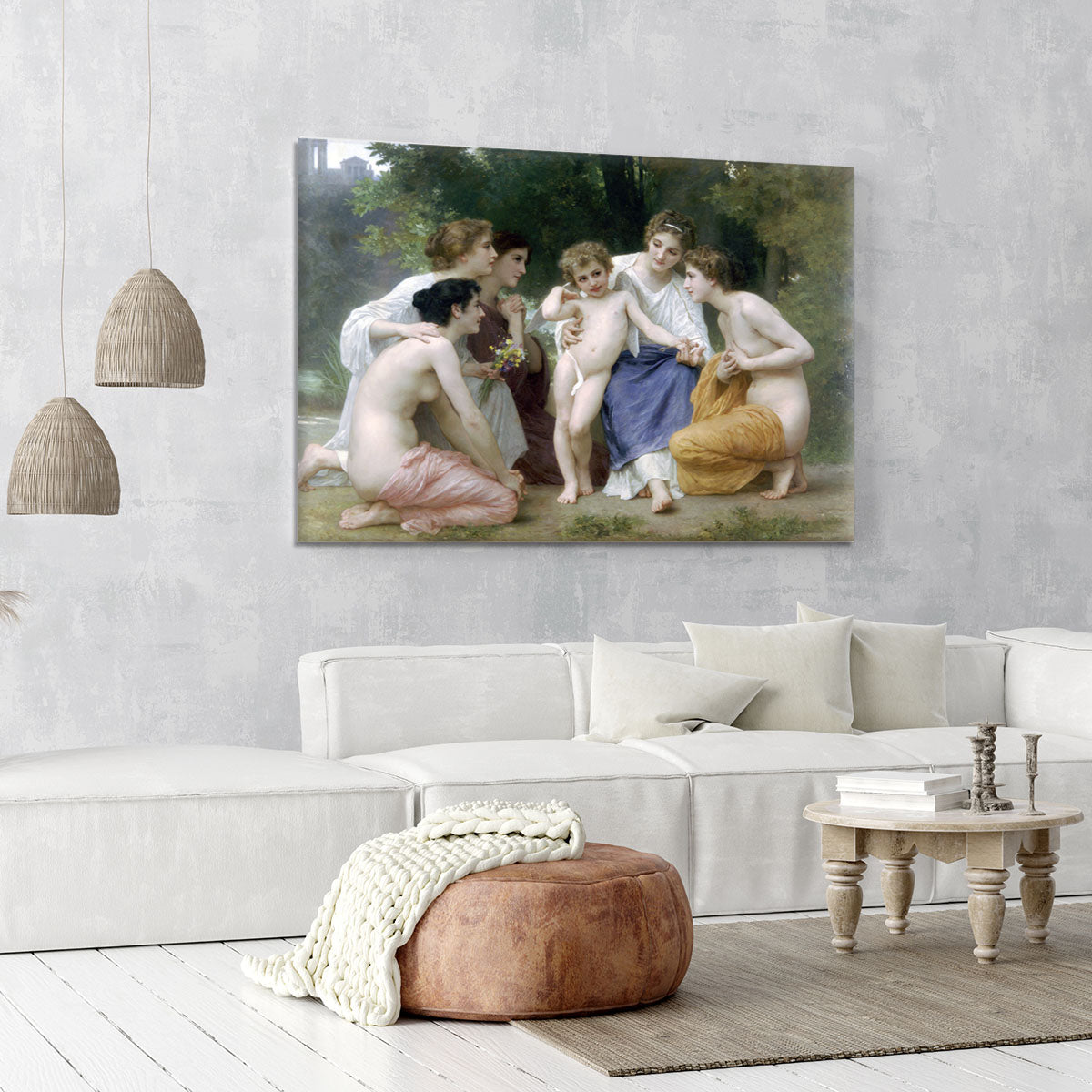 Admiration By Bouguereau Canvas Print or Poster - Canvas Art Rocks - 6