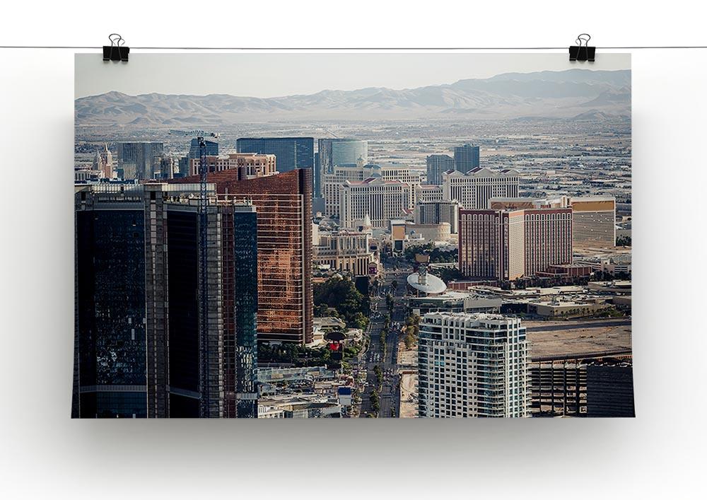 Aerial view of Las Vegas Canvas Print or Poster - Canvas Art Rocks - 2