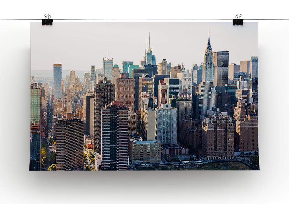 Aerial view of the New York City Canvas Print or Poster - Canvas Art Rocks - 2