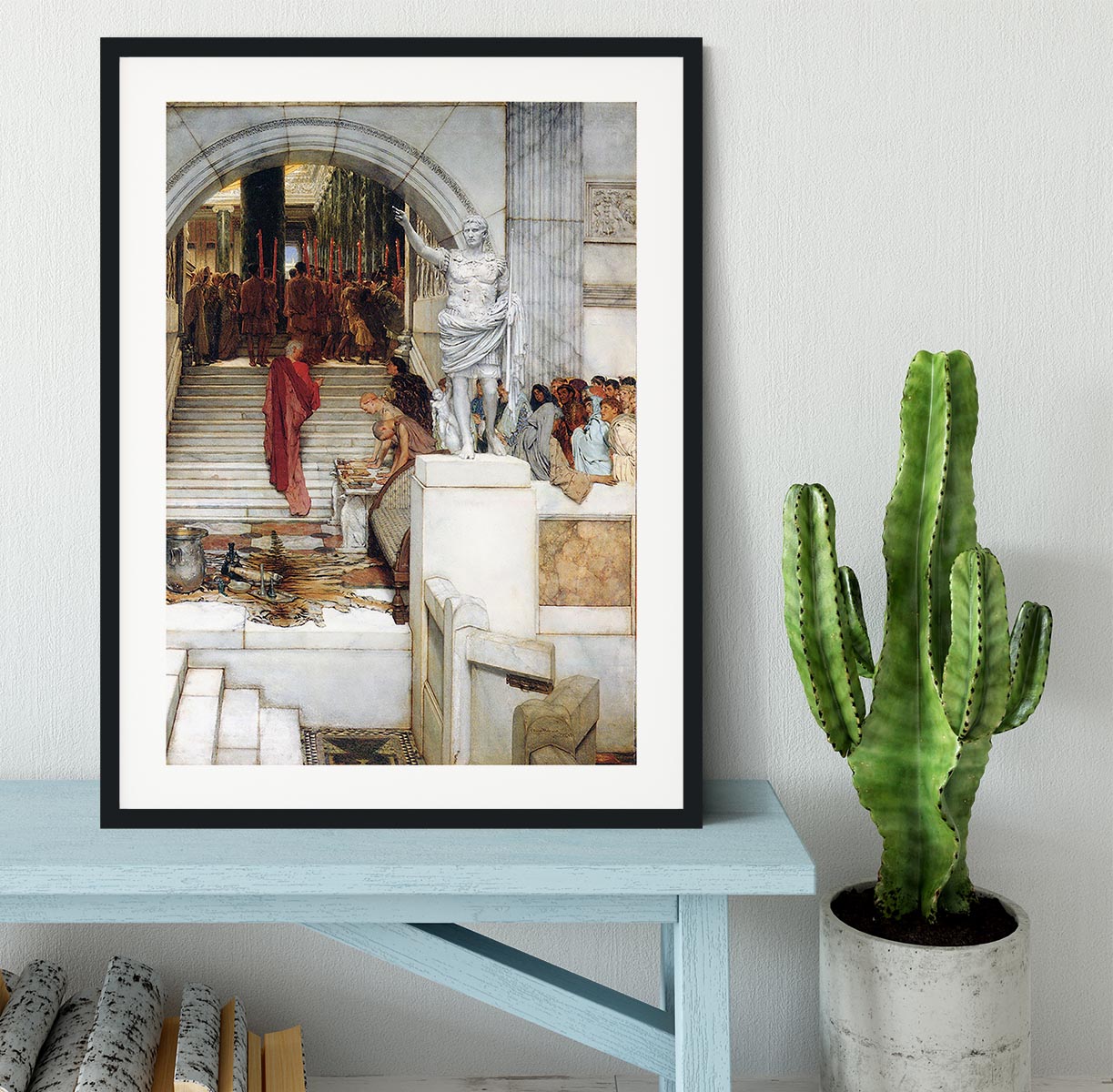 After the Audience by Alma Tadema Framed Print - Canvas Art Rocks - 1
