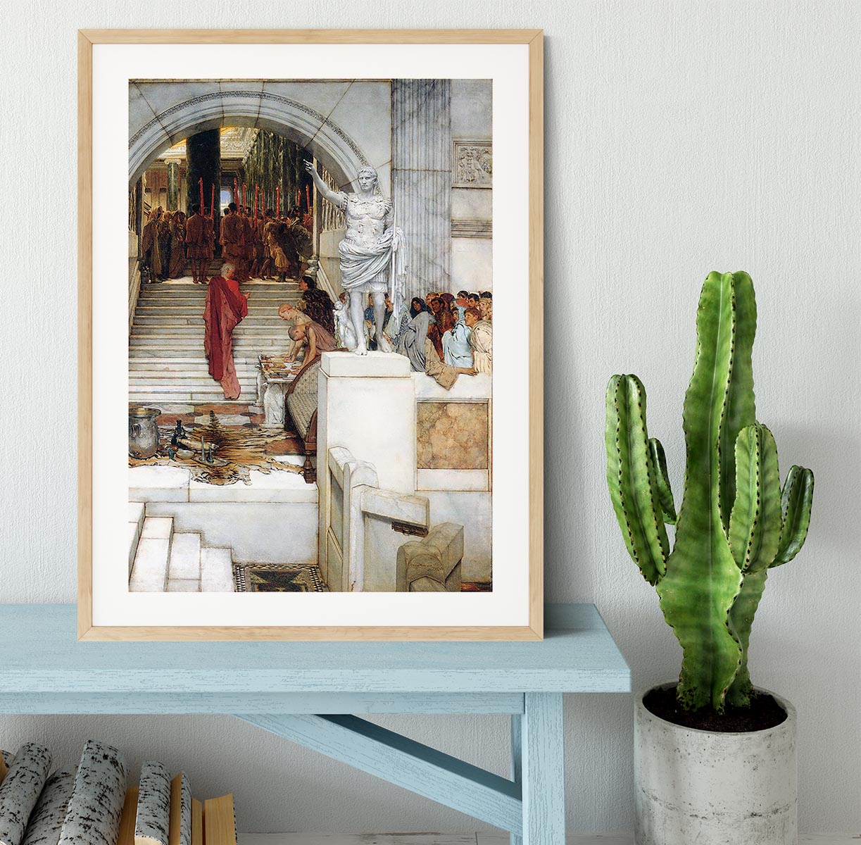 After the Audience by Alma Tadema Framed Print - Canvas Art Rocks - 3