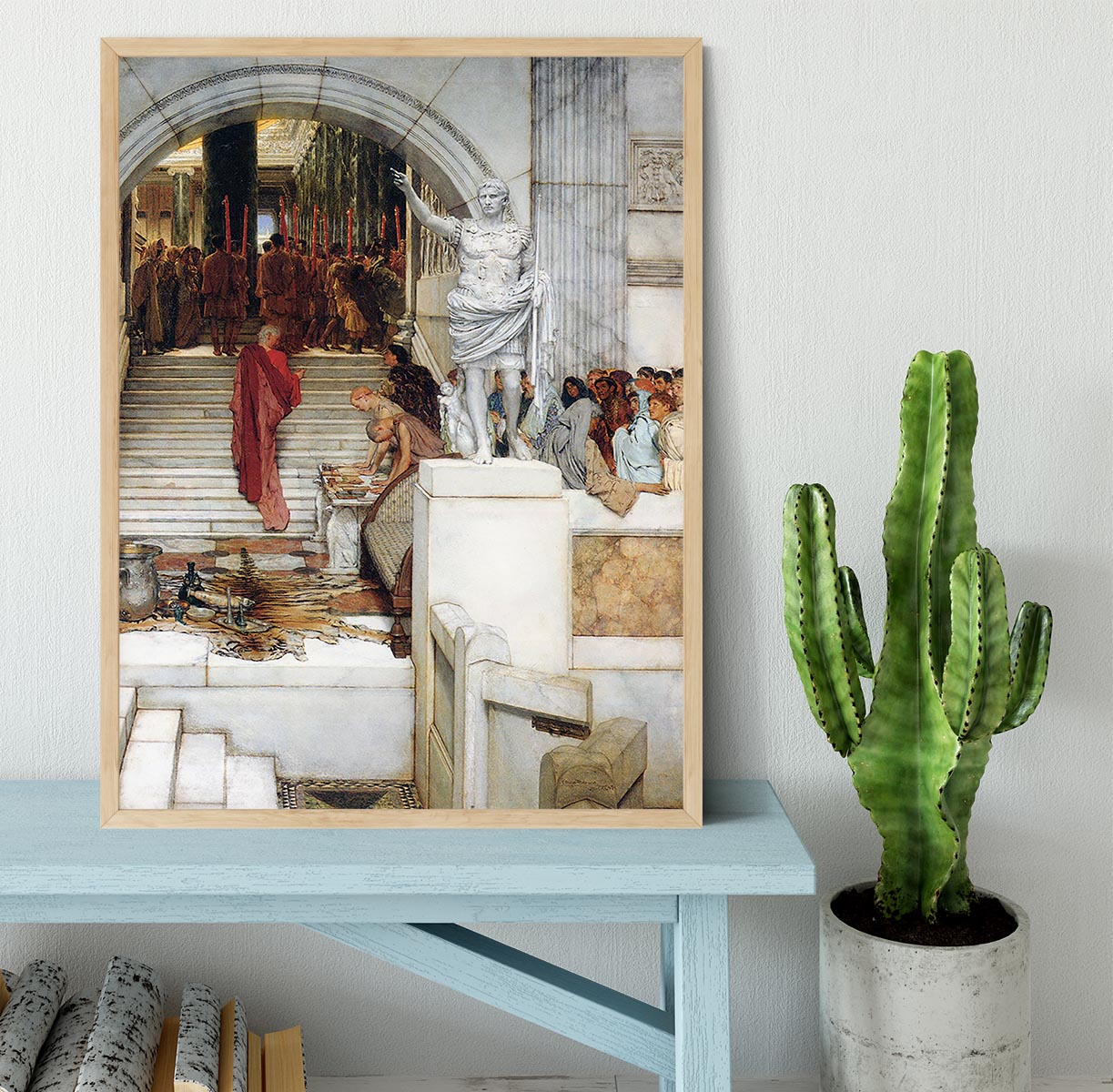 After the Audience by Alma Tadema Framed Print - Canvas Art Rocks - 4