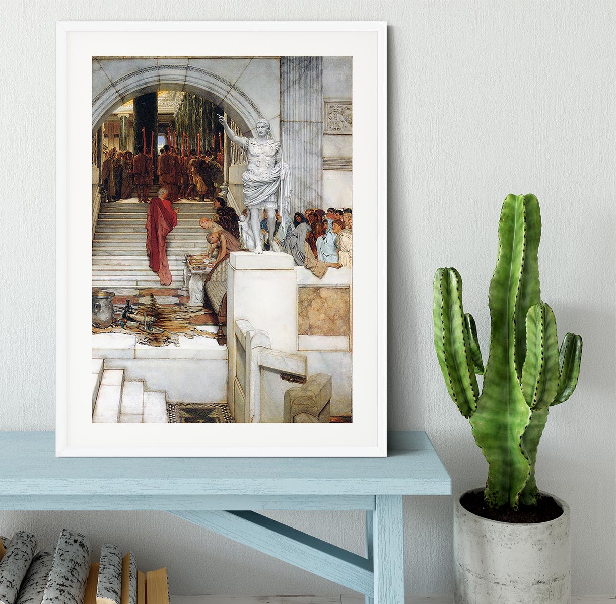 After the Audience by Alma Tadema Framed Print - Canvas Art Rocks - 5