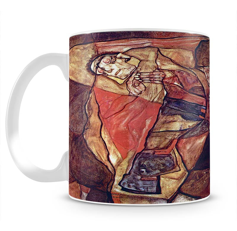 Agony The Death Struggle by Egon Schiele Mug - Canvas Art Rocks - 1