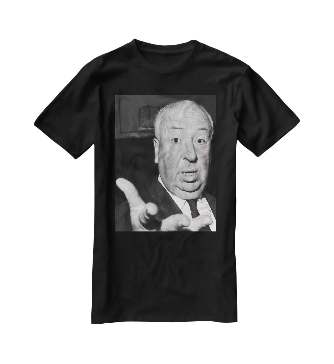 Alfred Hitchcock in 1960 T-Shirt - Canvas Art Rocks - 1