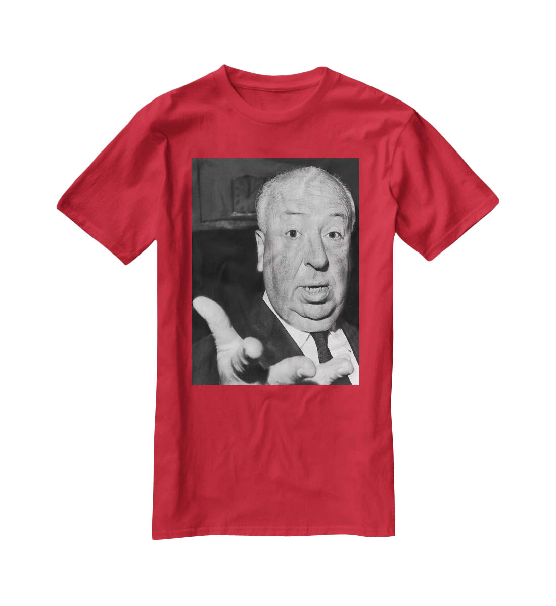Alfred Hitchcock in 1960 T-Shirt - Canvas Art Rocks - 4