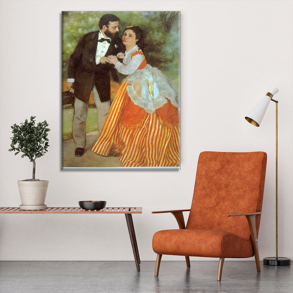 Alfred Sisley by Renoir Canvas Print or Poster - Canvas Art Rocks - 6