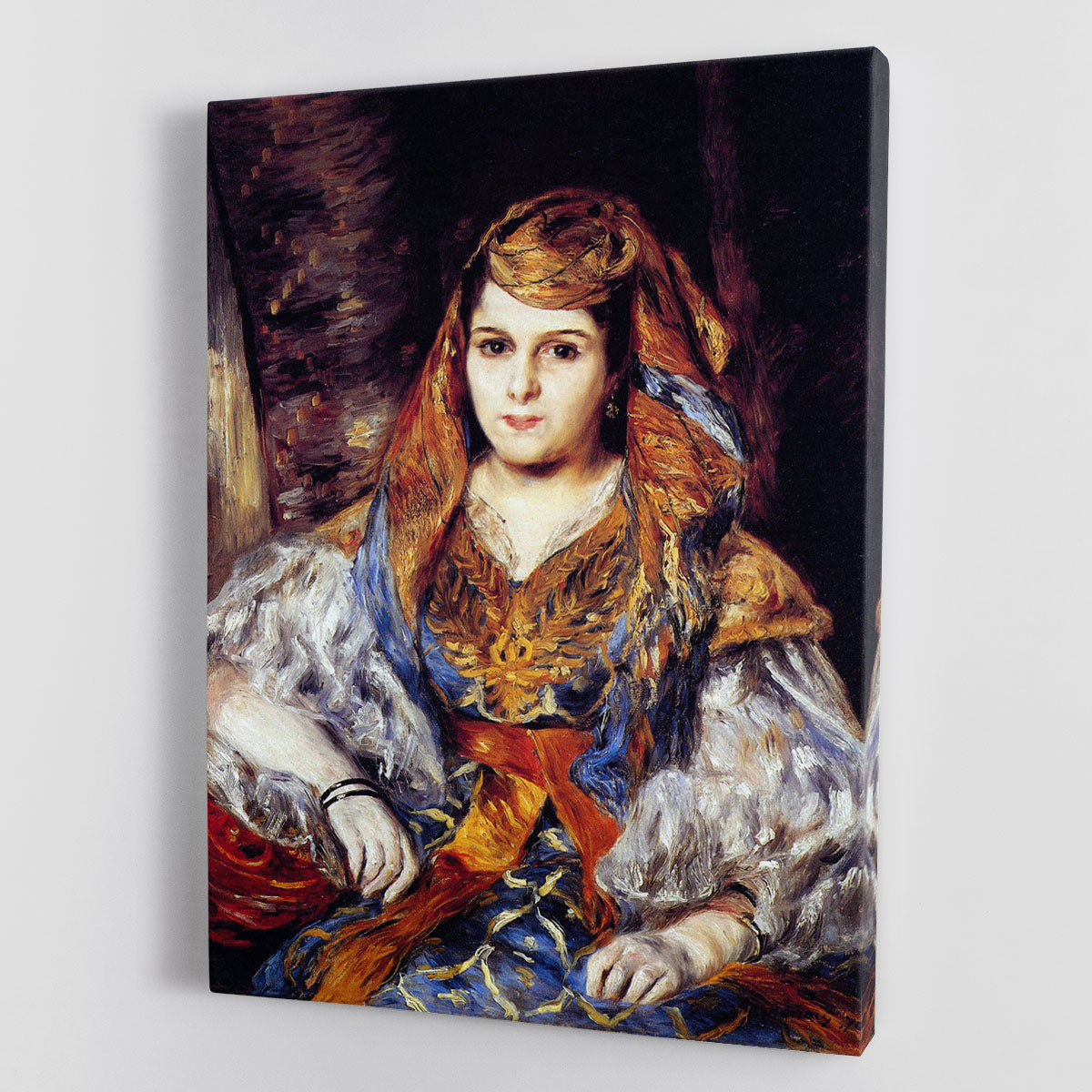 Algerian Woman by Renoir Canvas Print or Poster - Canvas Art Rocks - 1