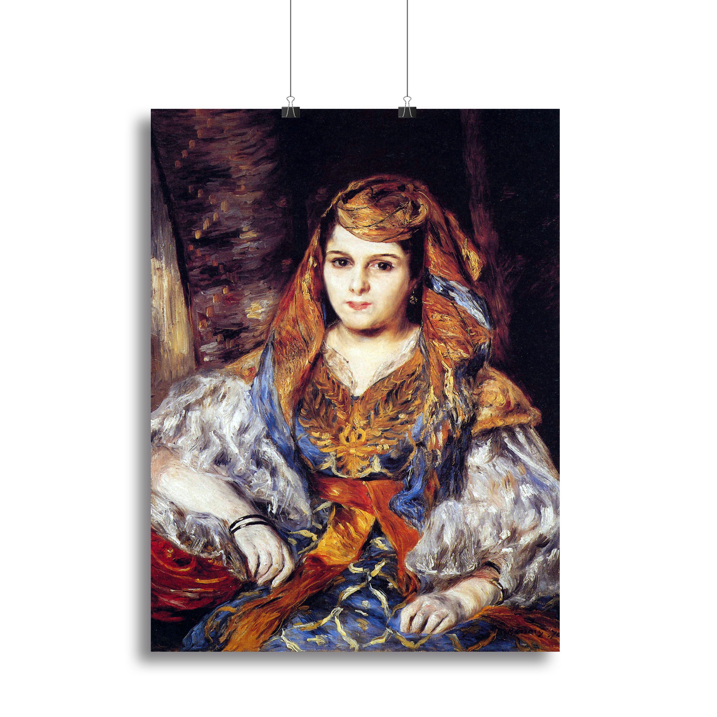 Algerian Woman by Renoir Canvas Print or Poster - Canvas Art Rocks - 2