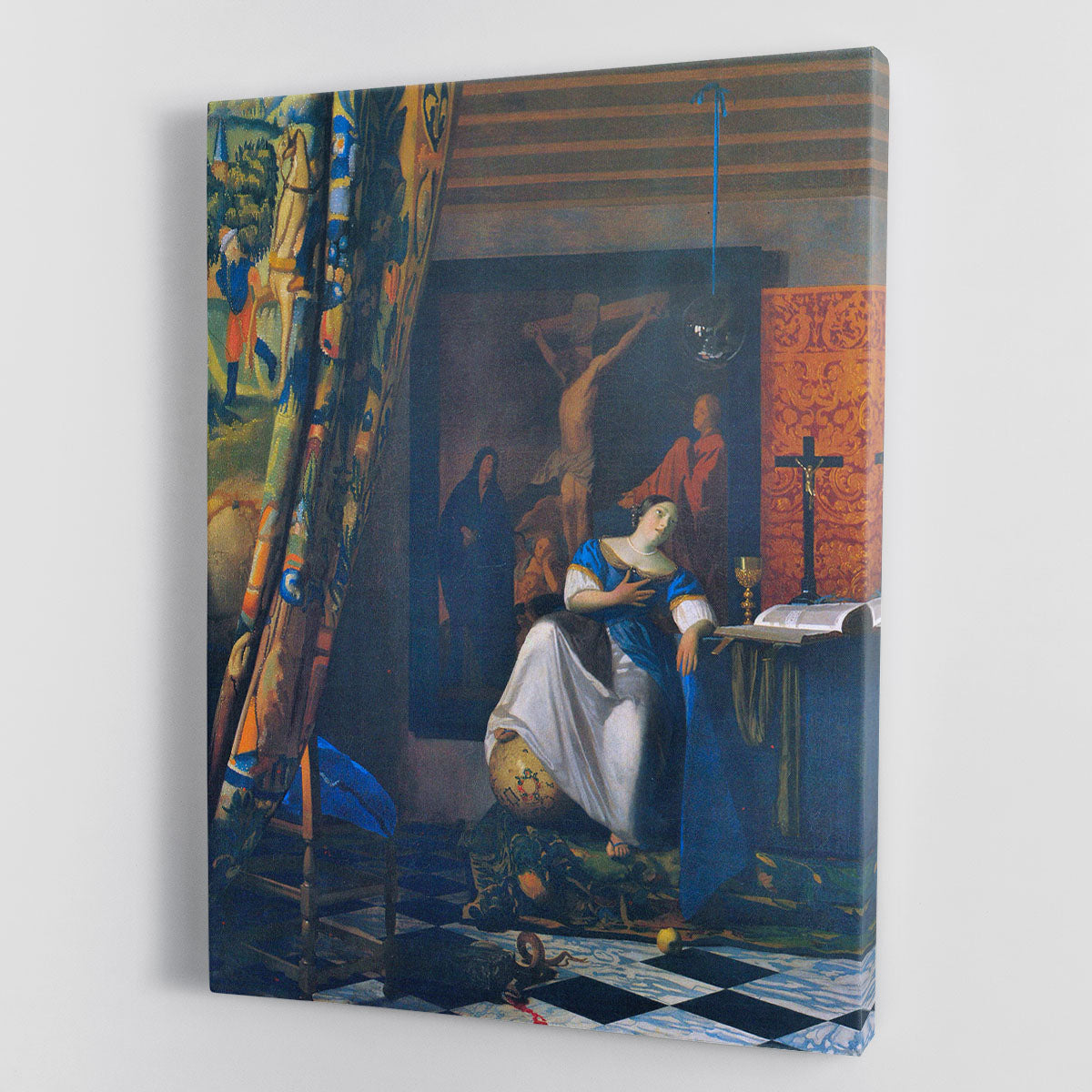 Allegory of Faith by Vermeer Canvas Print or Poster - Canvas Art Rocks - 1