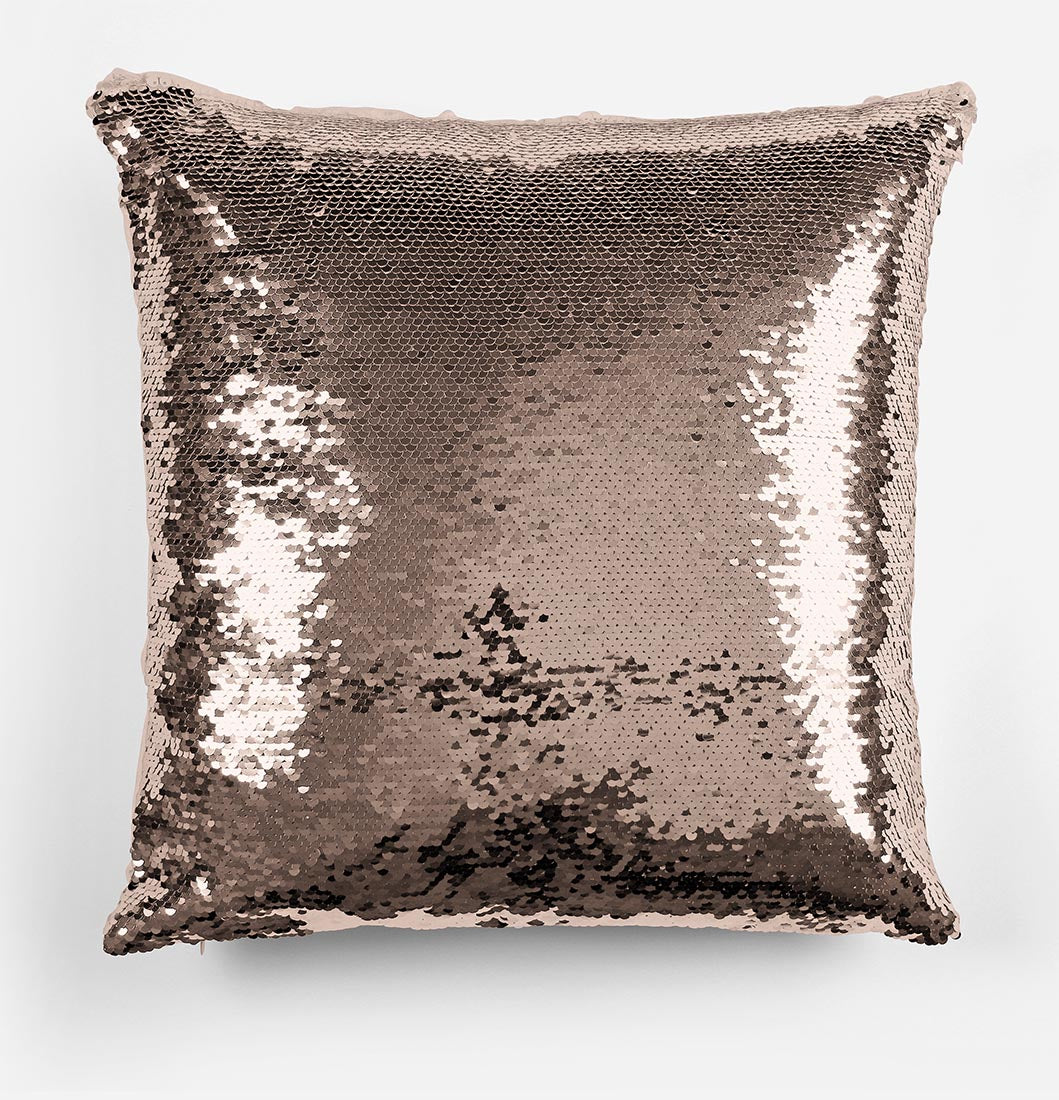 Personalised Unicorn Rose Gold Magic Reveal Cushion