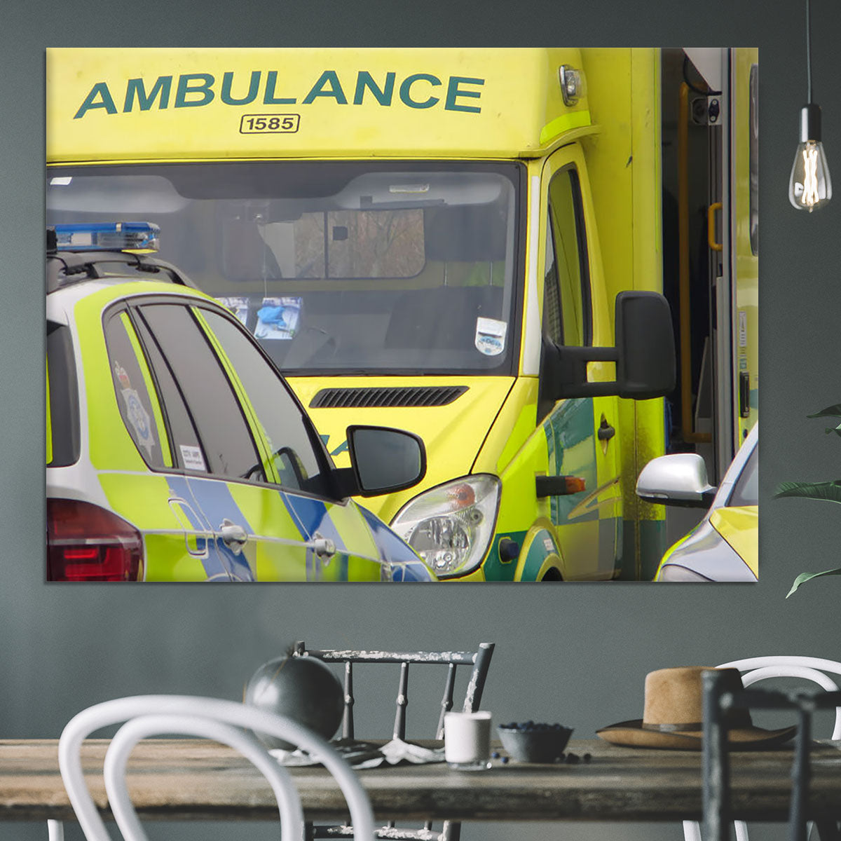Ambulance and responder vehicles Canvas Print or Poster - Canvas Art Rocks - 3