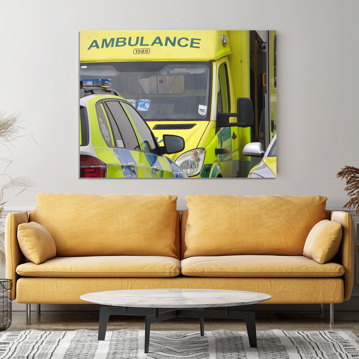 Ambulance and responder vehicles Canvas Print or Poster - Canvas Art Rocks - 4