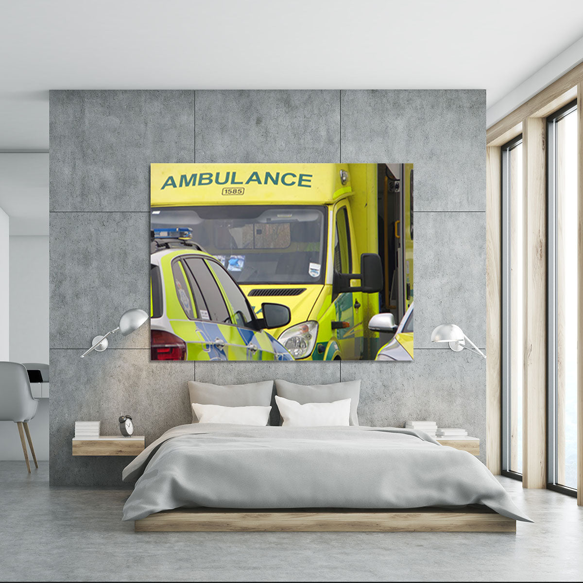 Ambulance and responder vehicles Canvas Print or Poster - Canvas Art Rocks - 5