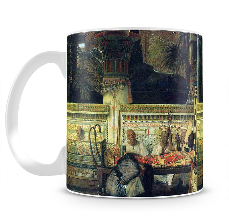 An Egyptian widow at the time of Diocletian detail by Alma Tadema Mug - Canvas Art Rocks - 1