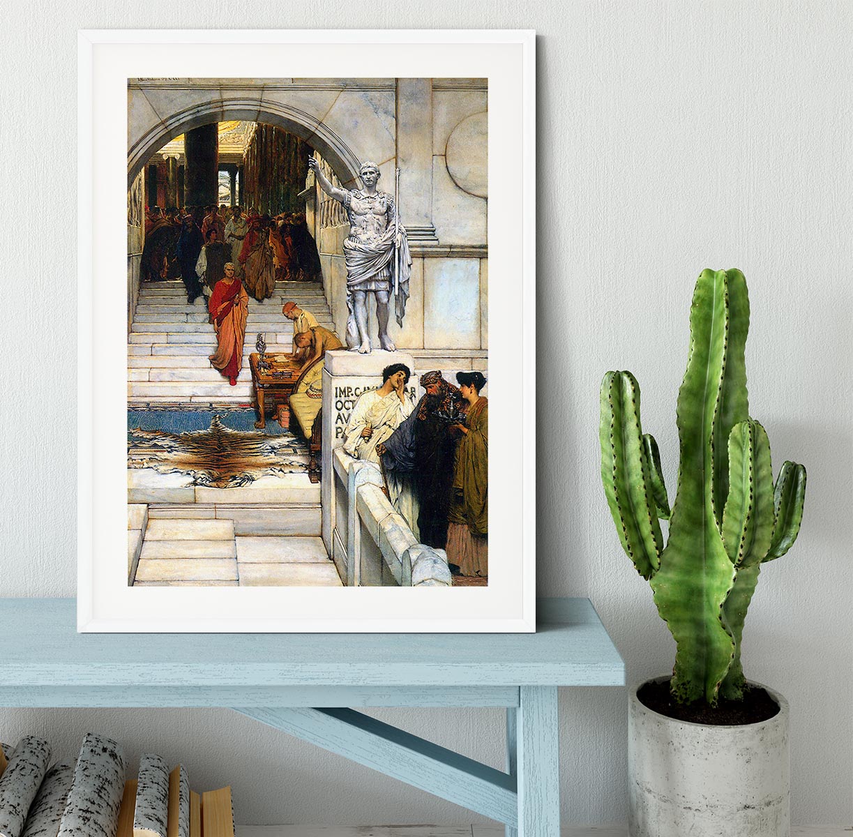 An audience with Agrippa by Alma Tadema Framed Print - Canvas Art Rocks - 5