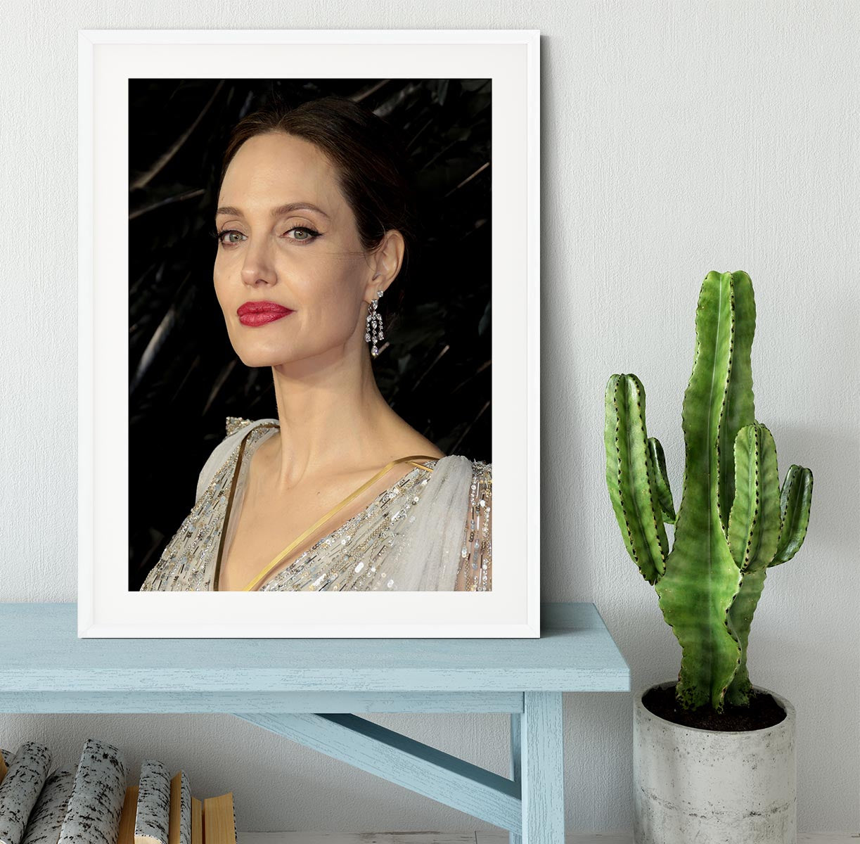 Angelina Jolie Framed Print - Canvas Art Rocks - 5
