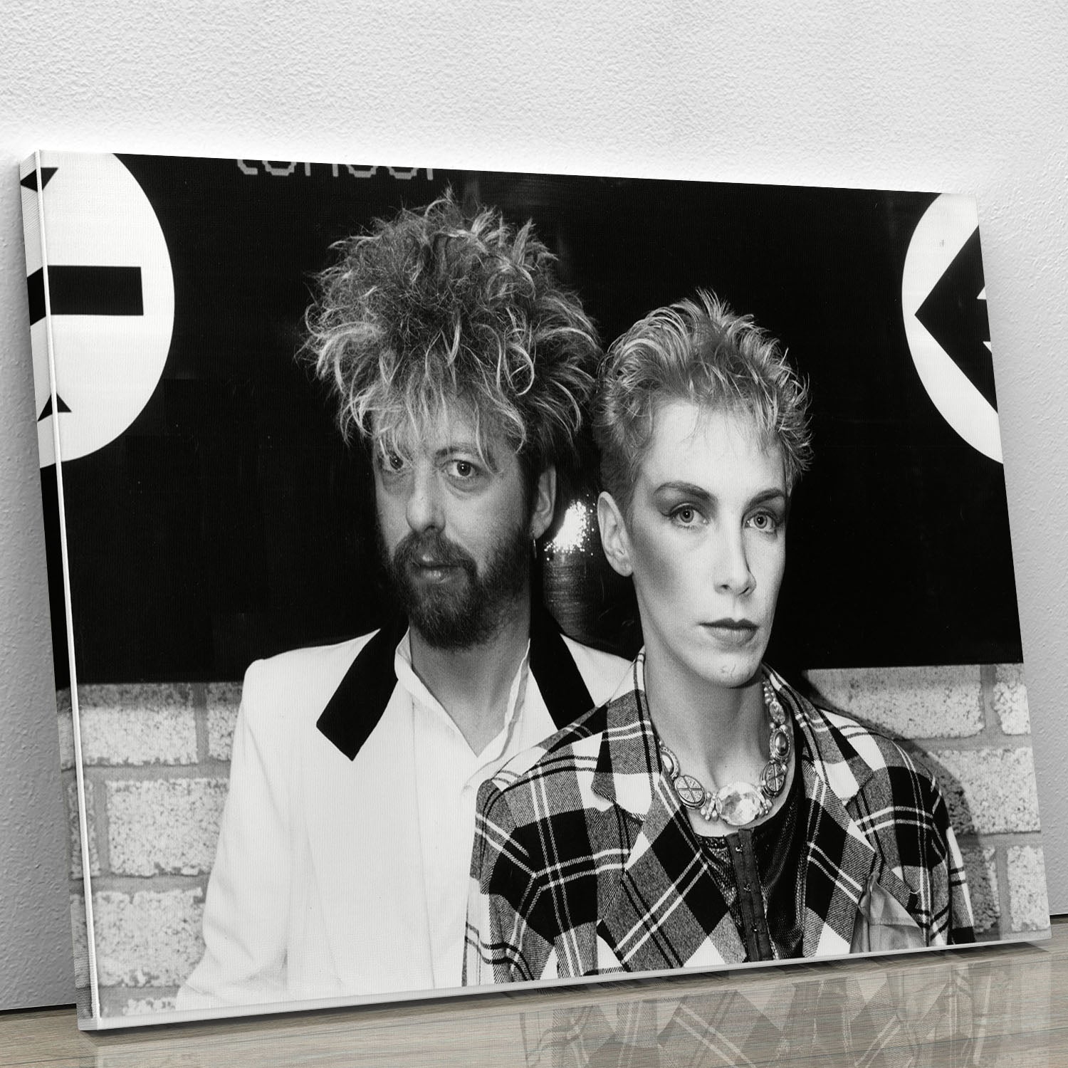 Annie Lennox and Dave Stewart The Eurythmics Canvas Print or Poster - Canvas Art Rocks - 1