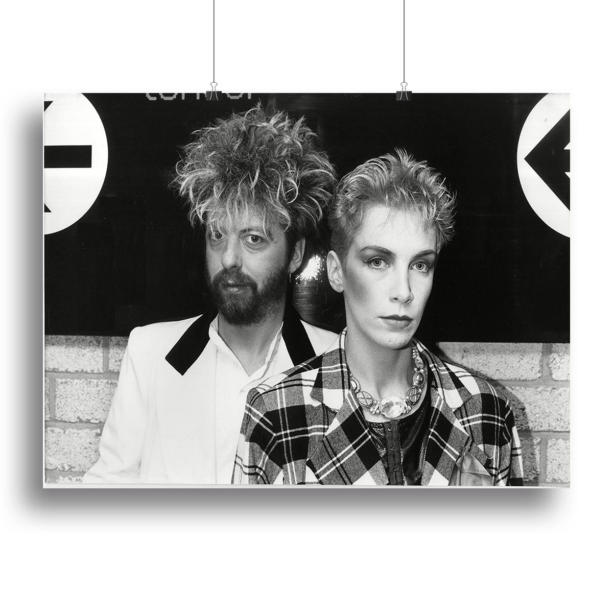 Annie Lennox and Dave Stewart The Eurythmics Canvas Print or Poster - Canvas Art Rocks - 2