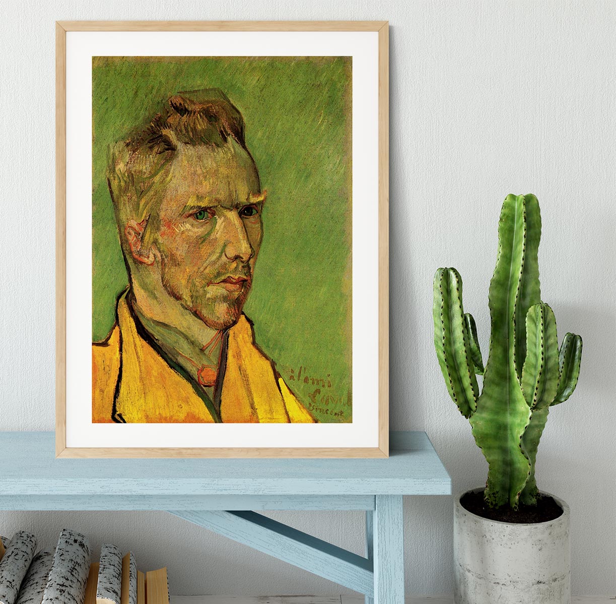 Another Self-Portrait by Van Gogh Framed Print - Canvas Art Rocks - 3