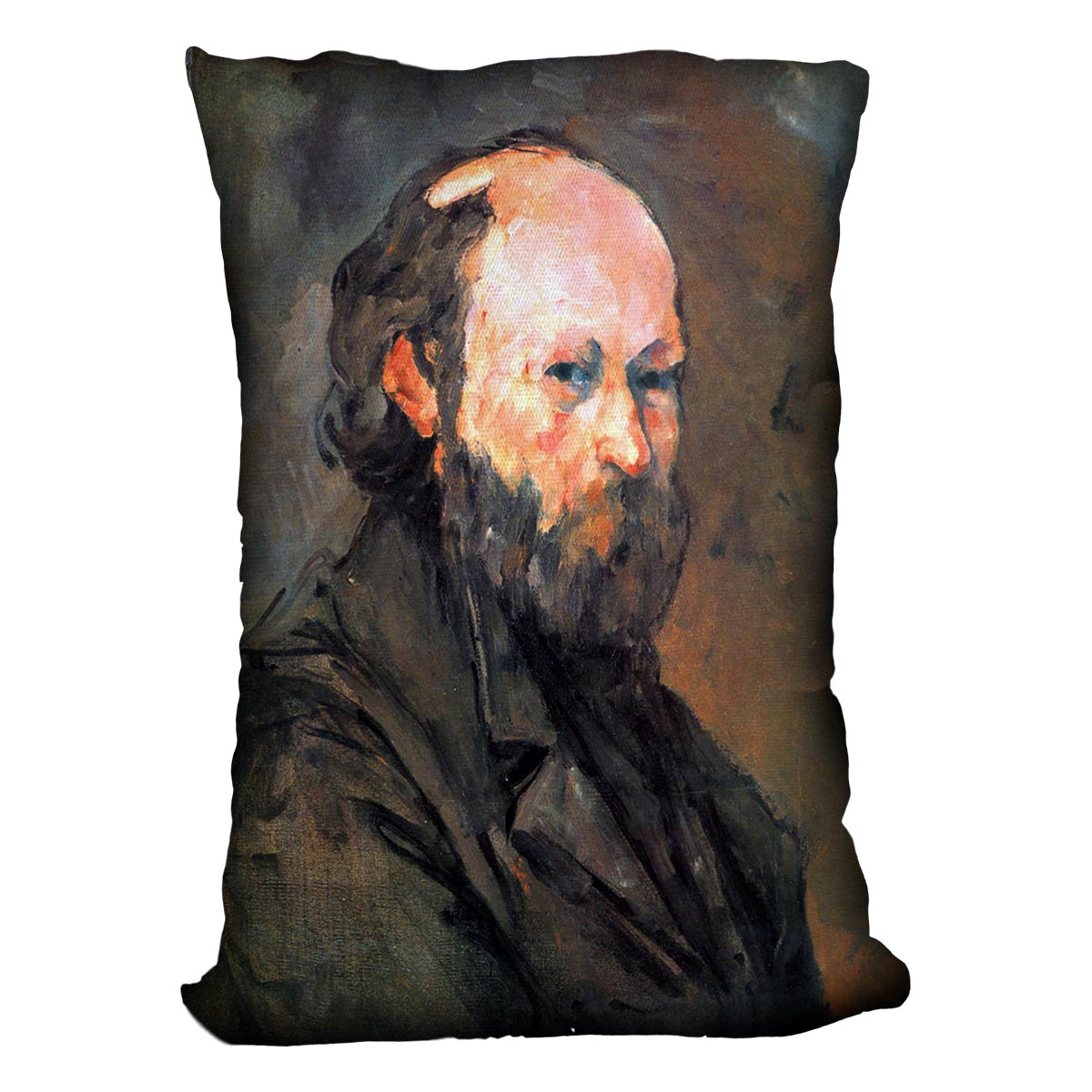 Another Self Portrait by Cezanne Cushion