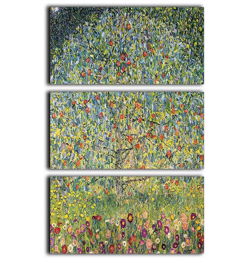 Apple Tree by Klimt 3 Split Panel Canvas Print - Canvas Art Rocks - 1