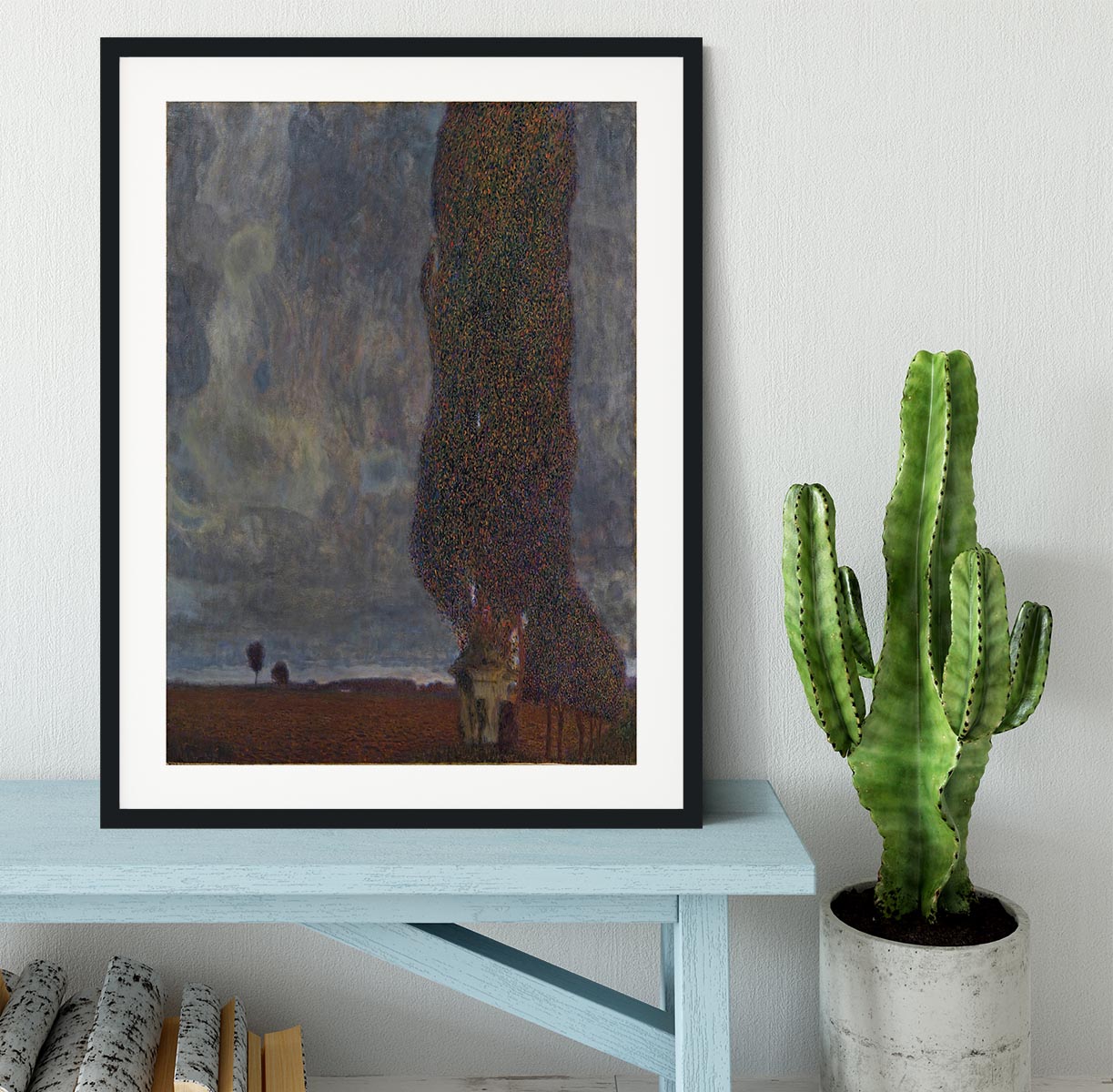 Approaching Thunderstorm by Klimt Framed Print - Canvas Art Rocks - 1