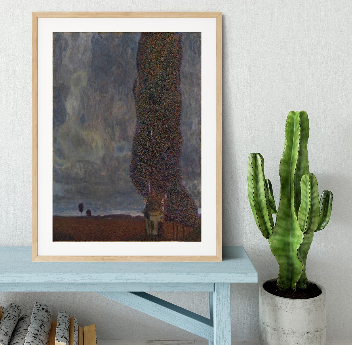 Approaching Thunderstorm by Klimt Framed Print - Canvas Art Rocks - 3