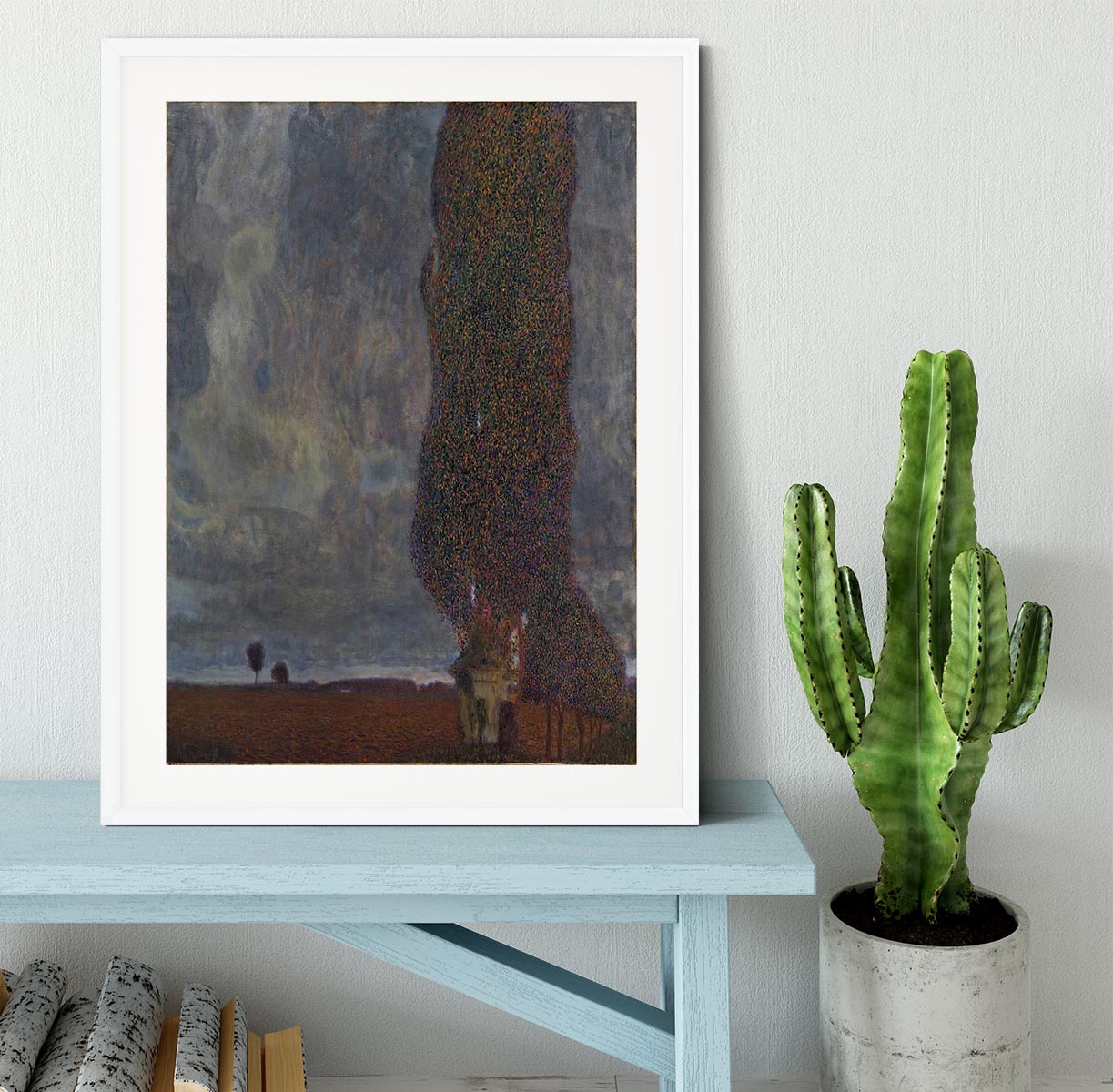 Approaching Thunderstorm by Klimt Framed Print - Canvas Art Rocks - 5