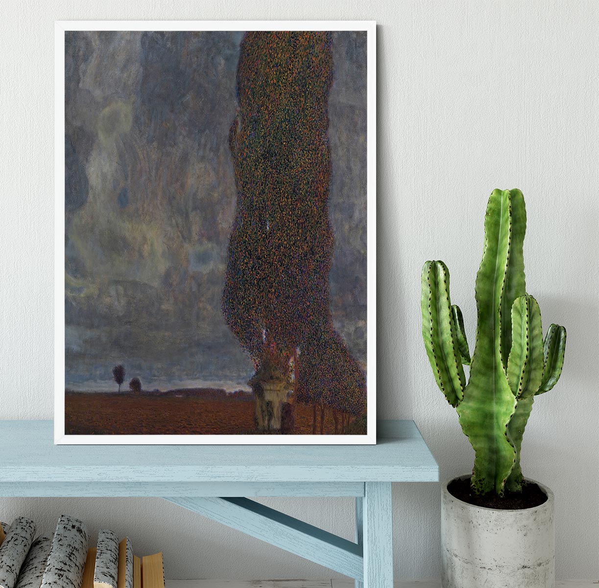 Approaching Thunderstorm by Klimt Framed Print - Canvas Art Rocks -6