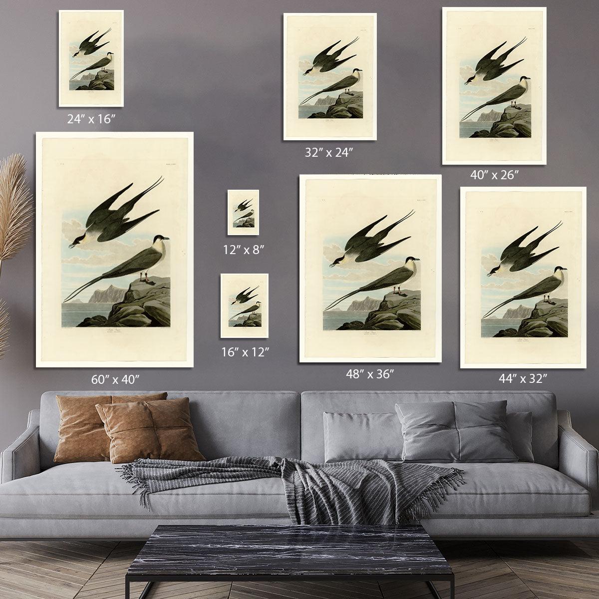 Arctic Yager by Audubon Canvas Print or Poster - Canvas Art Rocks - 7