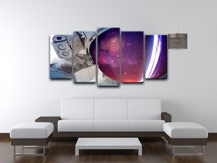 Astronaut 5 Split Panel Canvas - Canvas Art Rocks - 3
