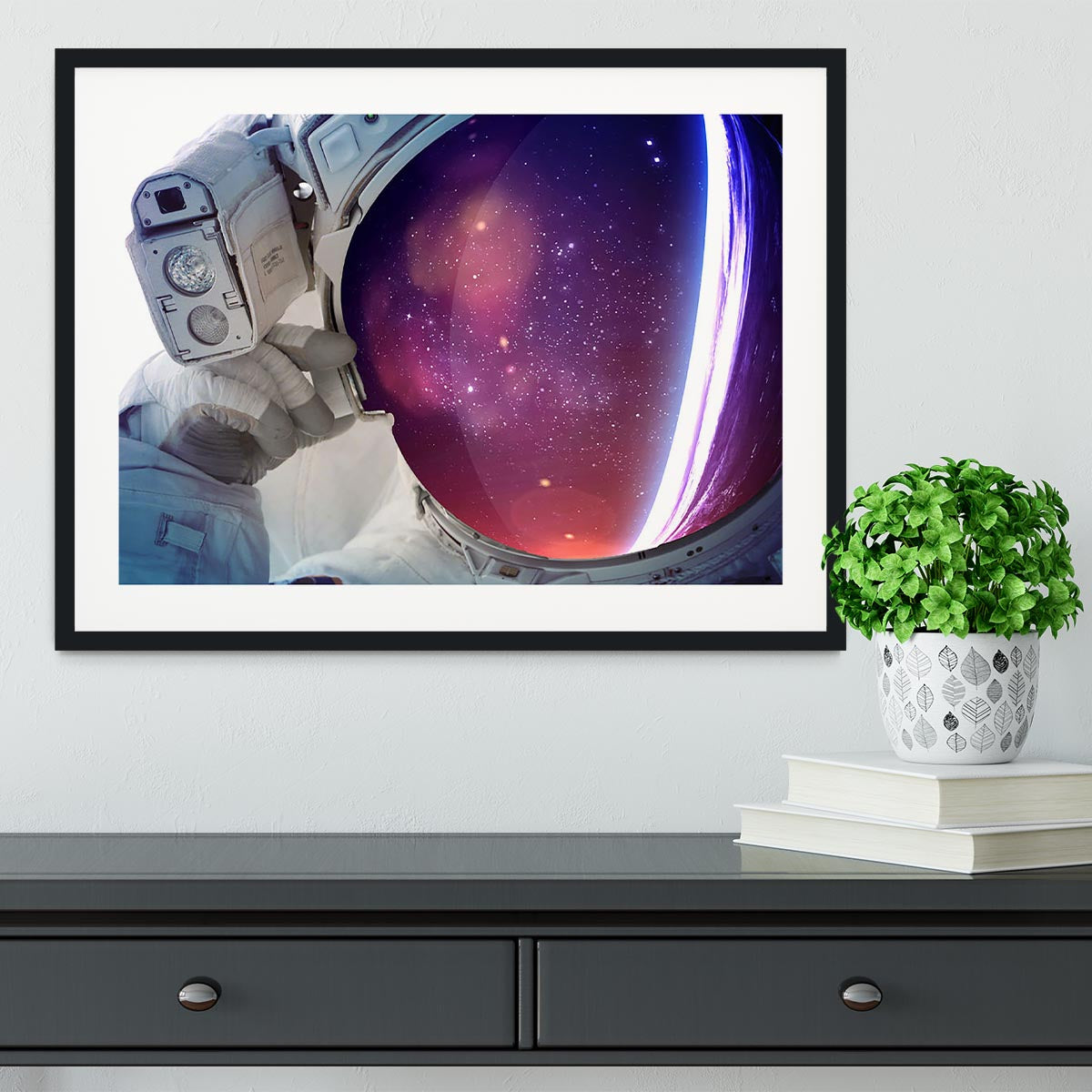 Astronaut Framed Print - Canvas Art Rocks - 1