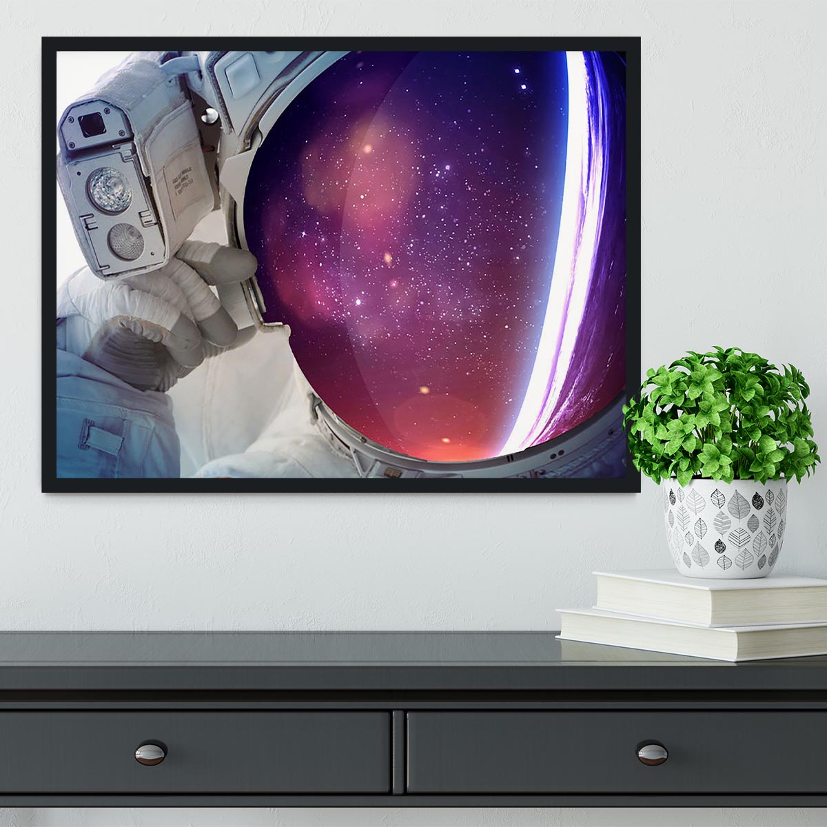 Astronaut Framed Print - Canvas Art Rocks - 2