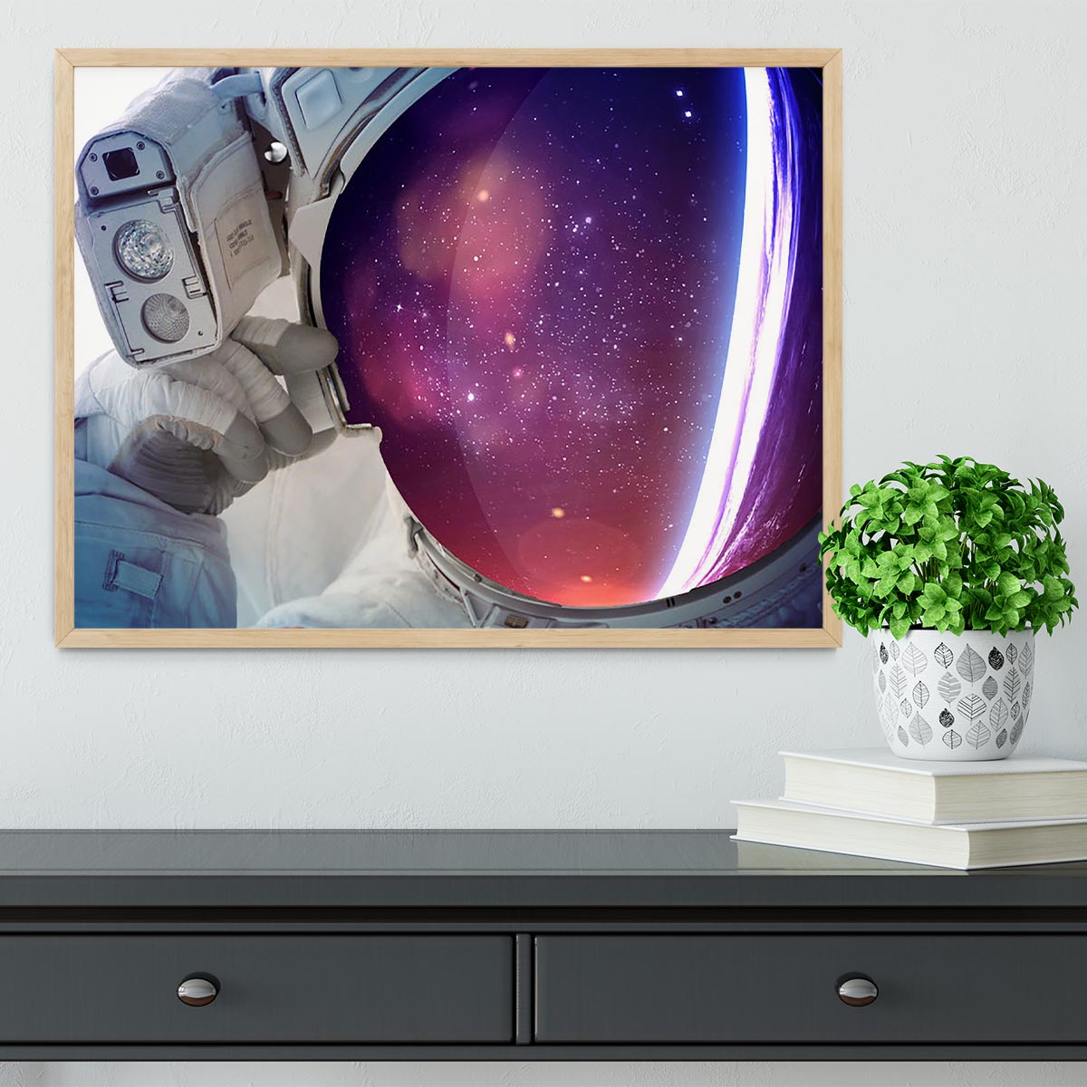 Astronaut Framed Print - Canvas Art Rocks - 4