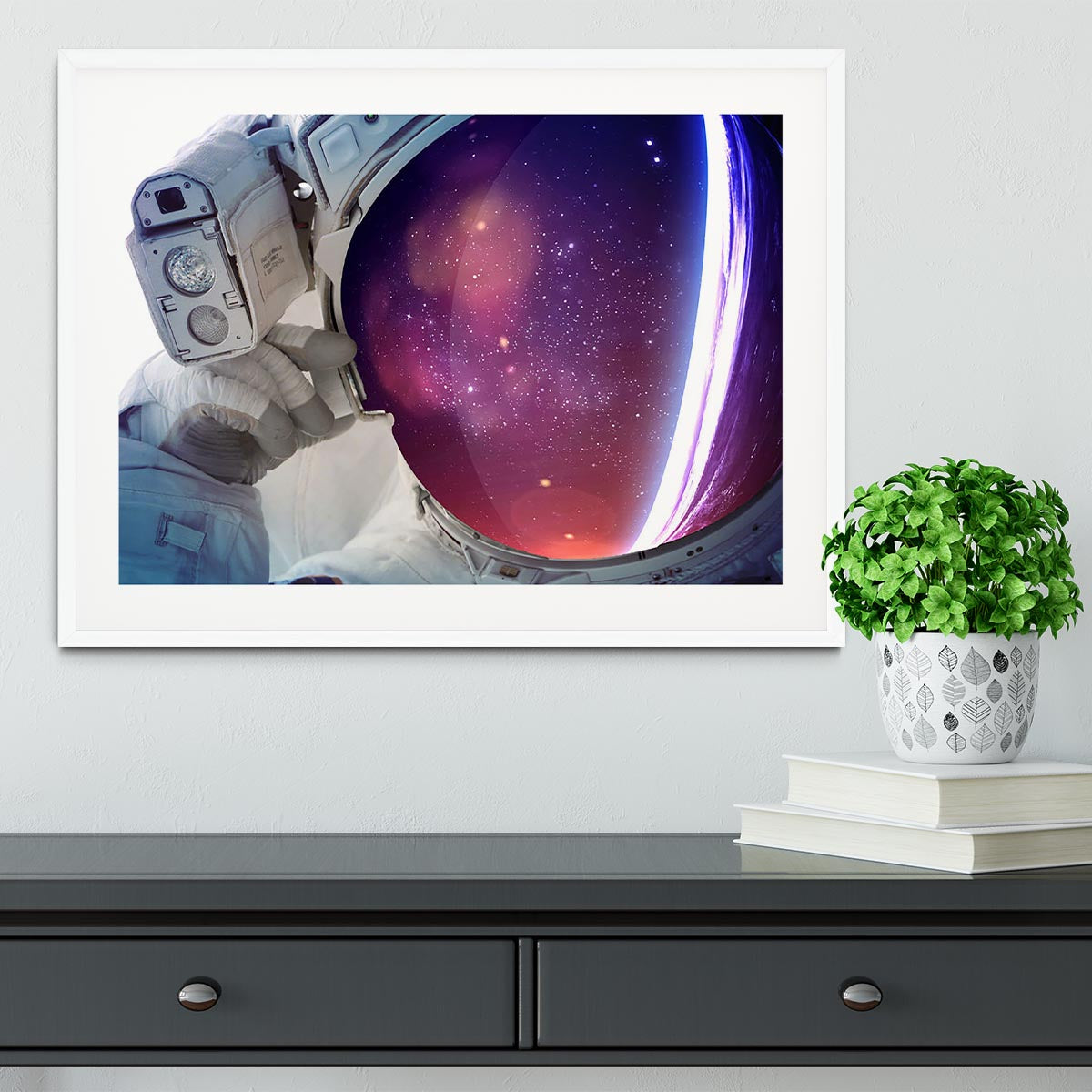 Astronaut Framed Print - Canvas Art Rocks - 5