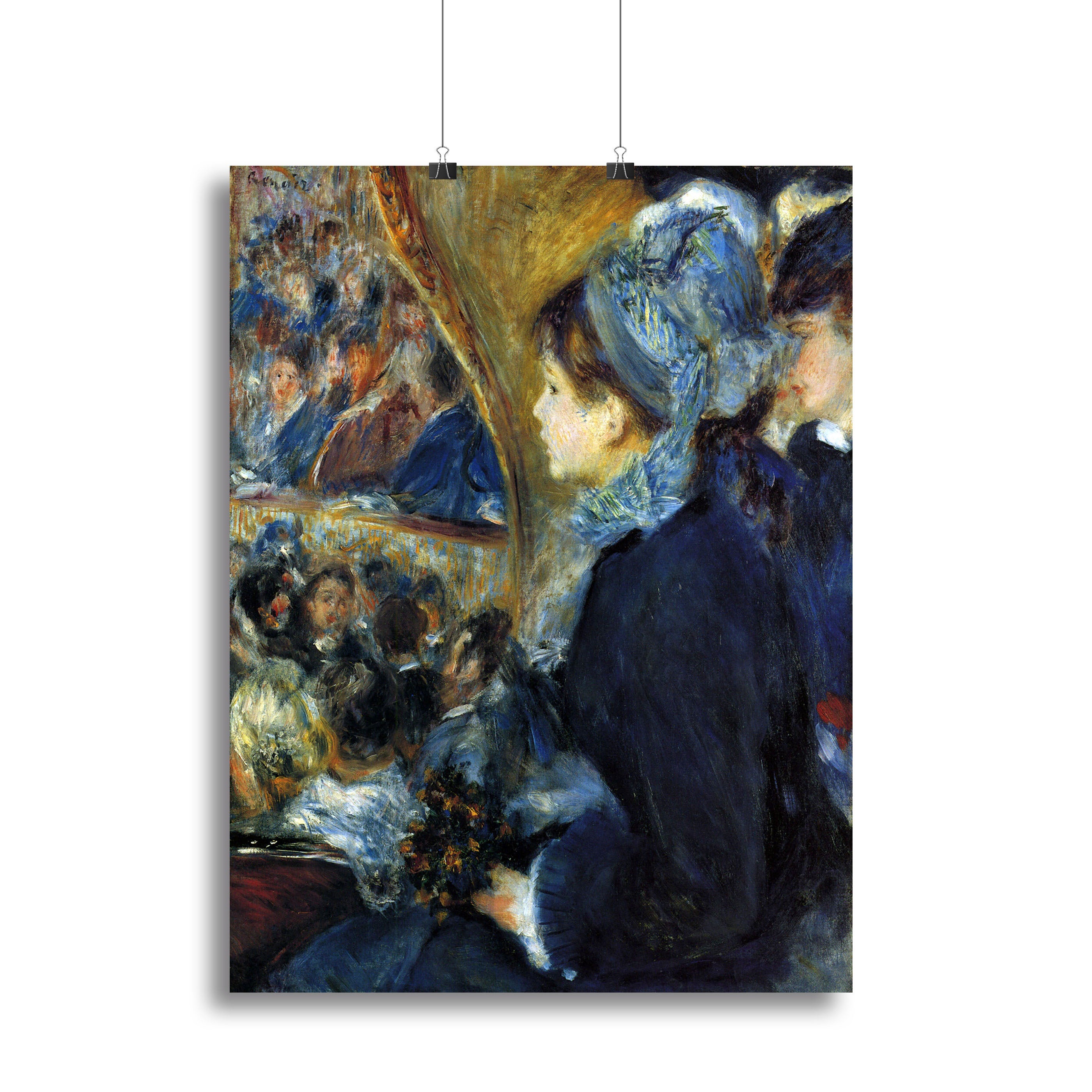 At the theatre by Renoir Canvas Print or Poster - Canvas Art Rocks - 2