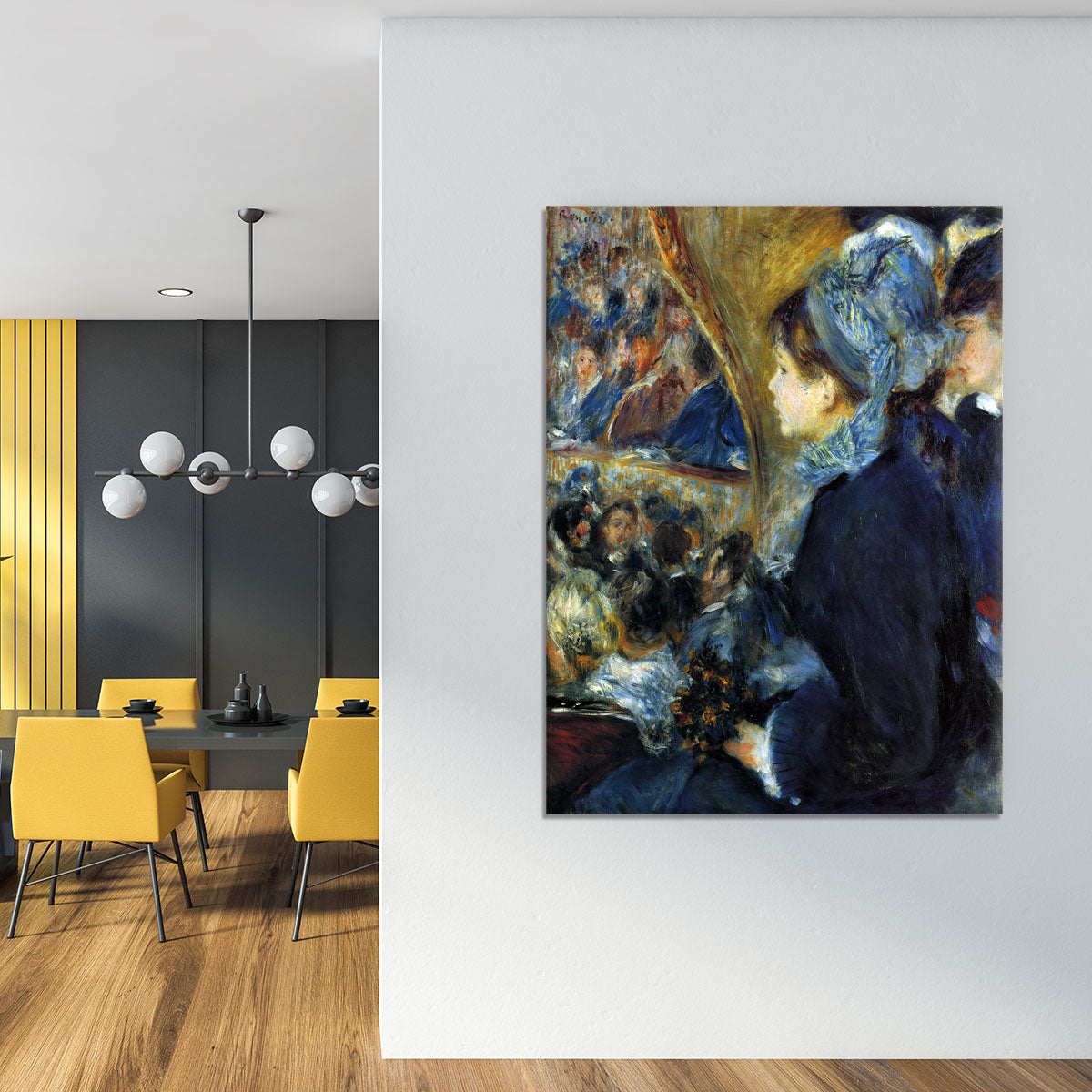 At the theatre by Renoir Canvas Print or Poster - Canvas Art Rocks - 4