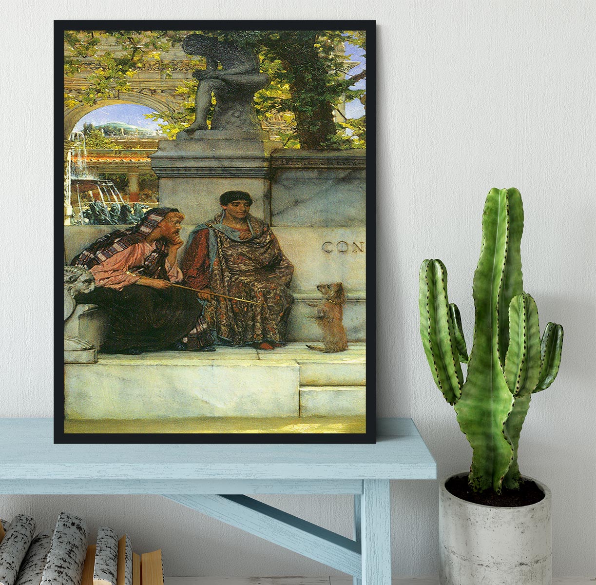 At the time of Constantine by Alma Tadema Framed Print - Canvas Art Rocks - 2