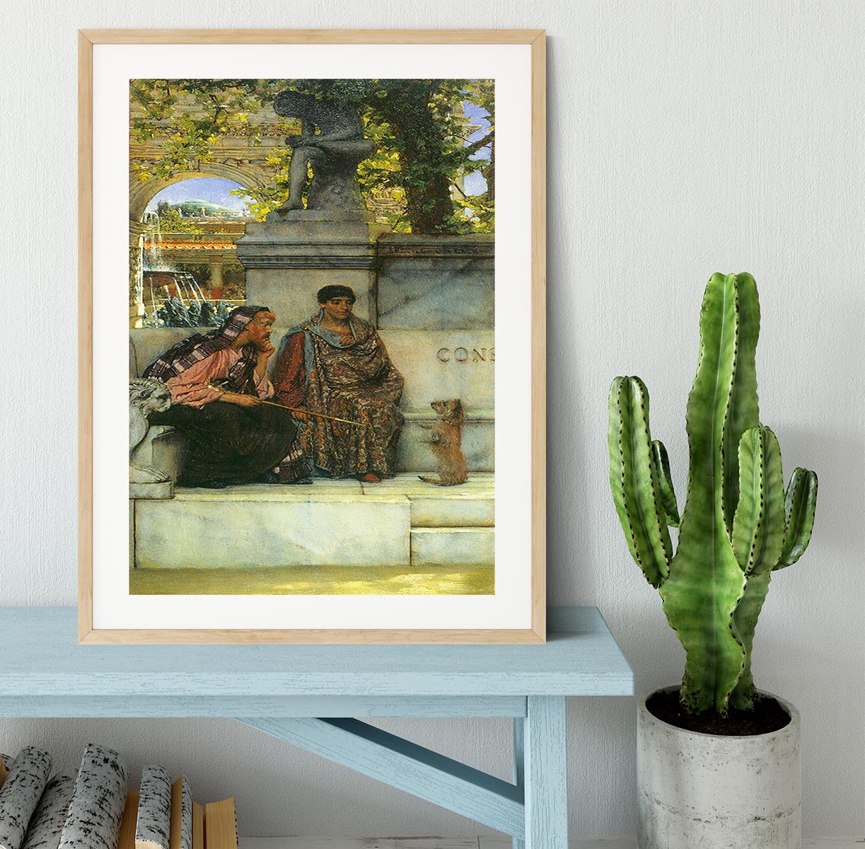 At the time of Constantine by Alma Tadema Framed Print - Canvas Art Rocks - 3