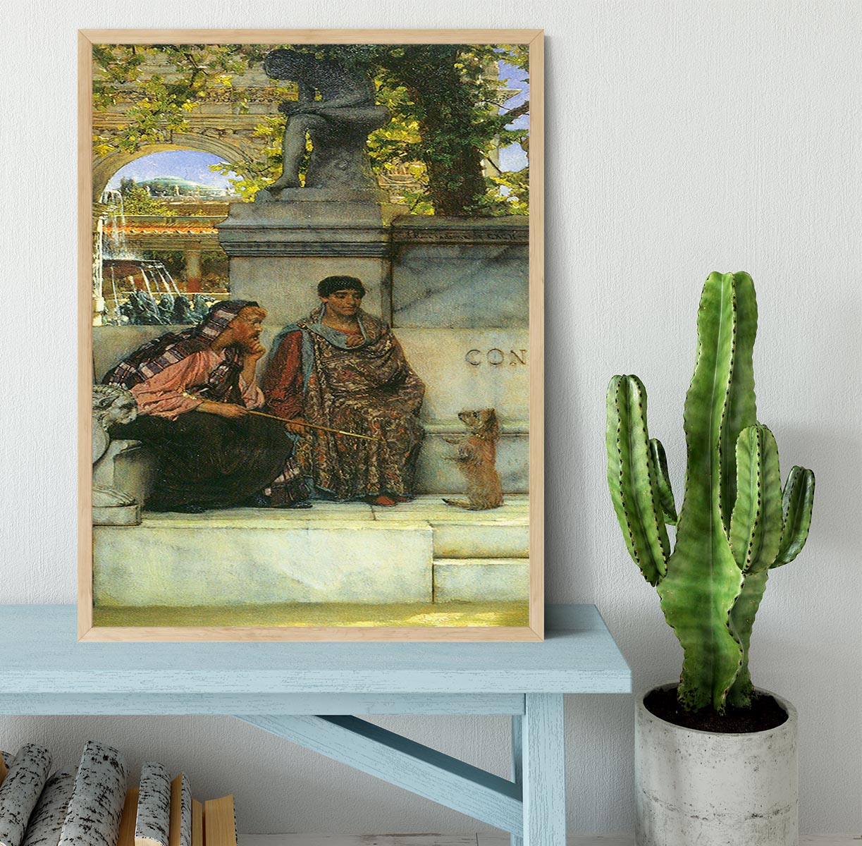 At the time of Constantine by Alma Tadema Framed Print - Canvas Art Rocks - 4