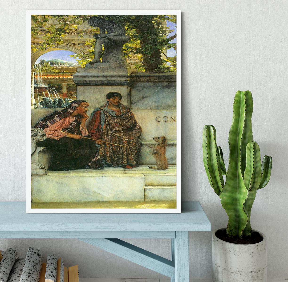 At the time of Constantine by Alma Tadema Framed Print - Canvas Art Rocks -6