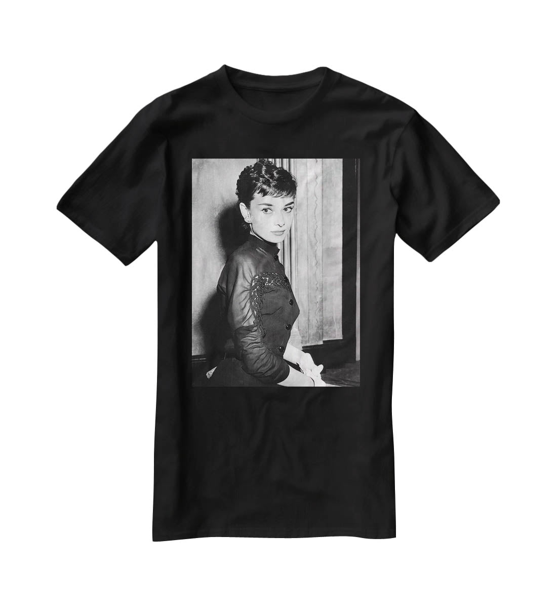 Audrey Hepburn in 1953 T-Shirt - Canvas Art Rocks - 1