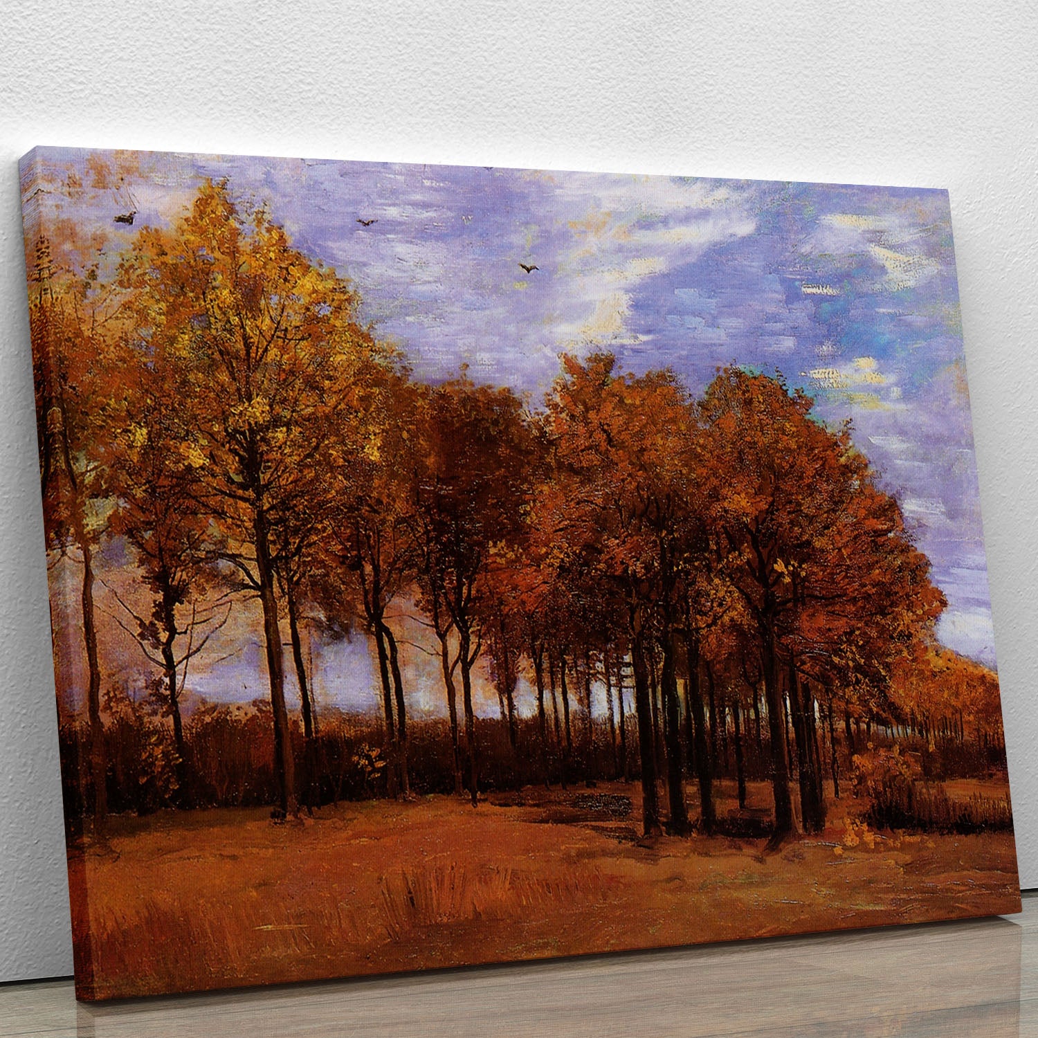 Autumn Landscape by Van Gogh Canvas Print or Poster - Canvas Art Rocks - 1