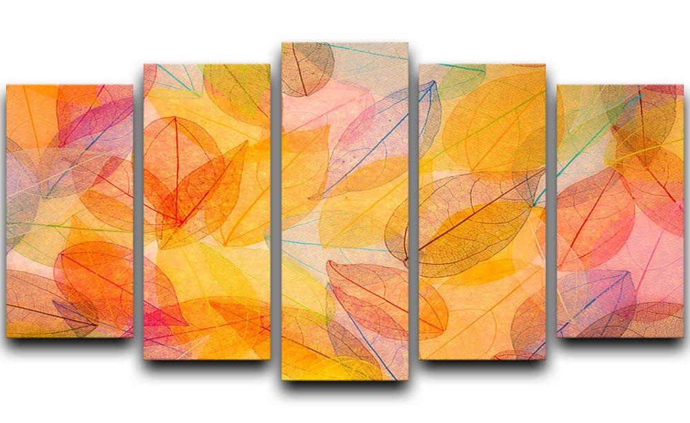 Autumn background 5 Split Panel Canvas  - Canvas Art Rocks - 1