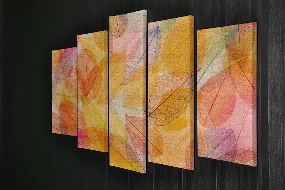 Autumn background 5 Split Panel Canvas  - Canvas Art Rocks - 2