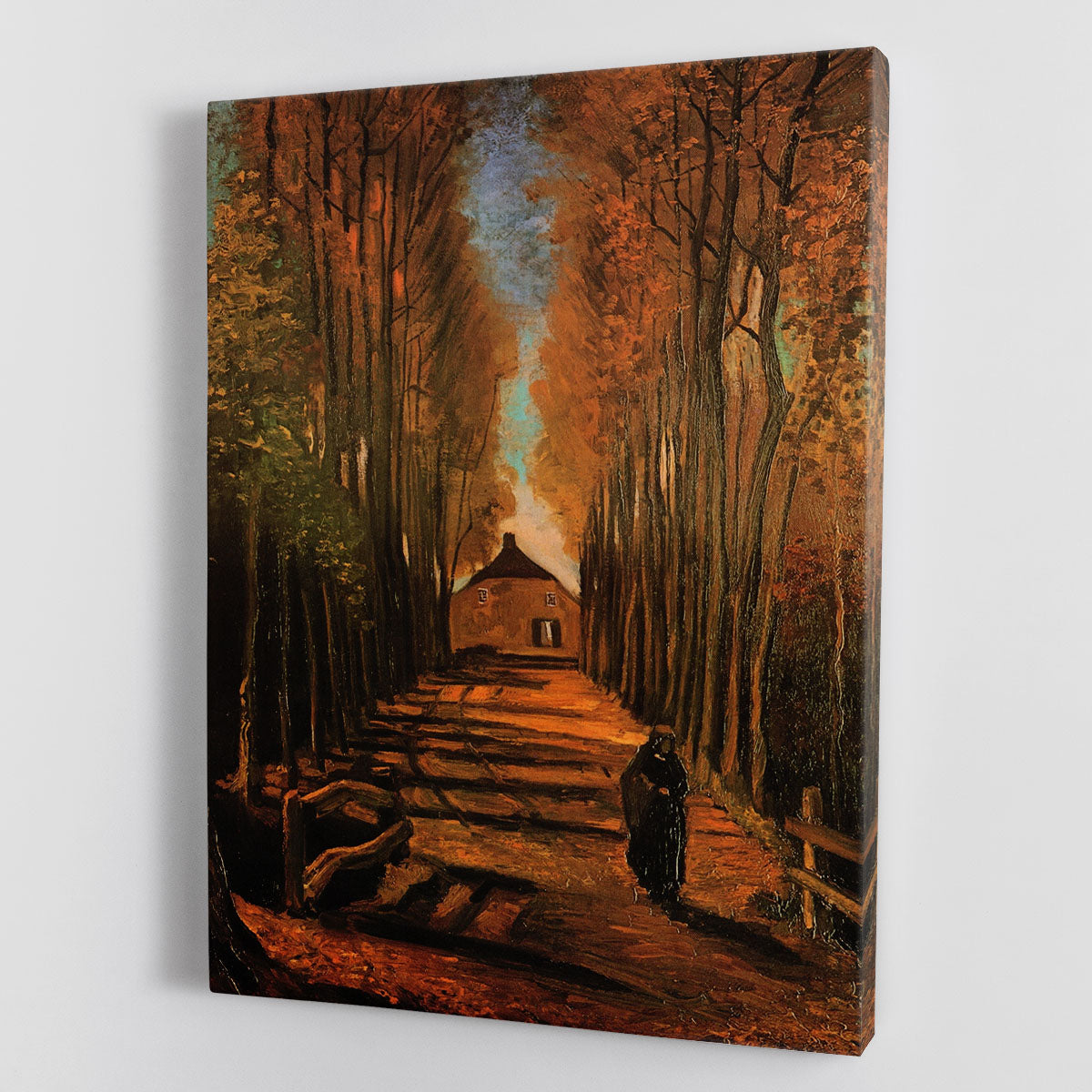 Avenue of Poplars in Autumn by Van Gogh Canvas Print or Poster - Canvas Art Rocks - 1
