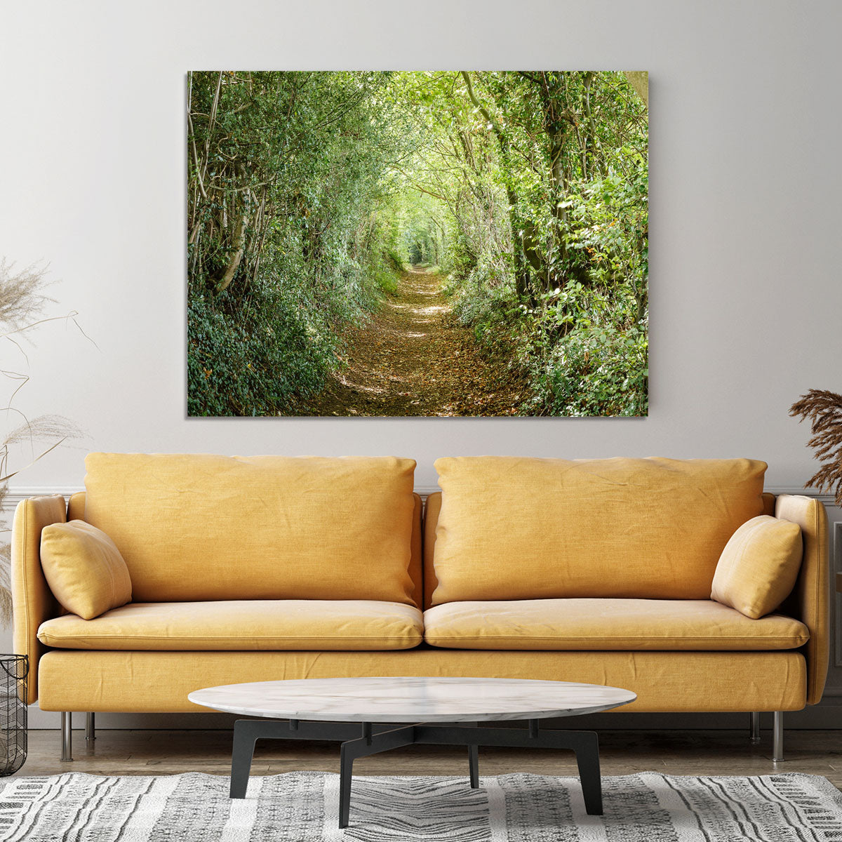 Avenue of trees Canvas Print or Poster - Canvas Art Rocks - 4